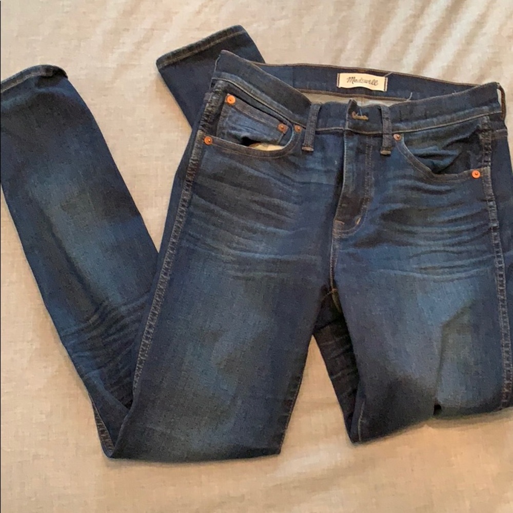 Women’s Dark Wash Skinny Madewell Jeans